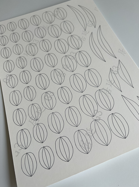 JY DIY Chanhua Paper Template for Traditional Hair Accessories - G Series