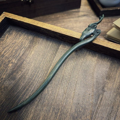 Natural Argentine Green Sandalwood Hair Stick Set - Heartwood of Green Sandalwood #绿檀发簪合集