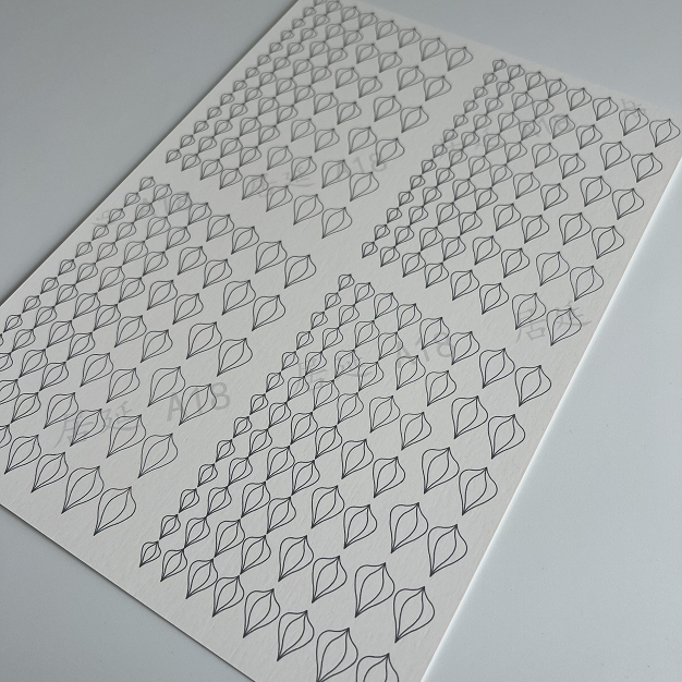 JY DIY Chanhua Paper Template for Traditional Hair Accessories - Super Small Size Series