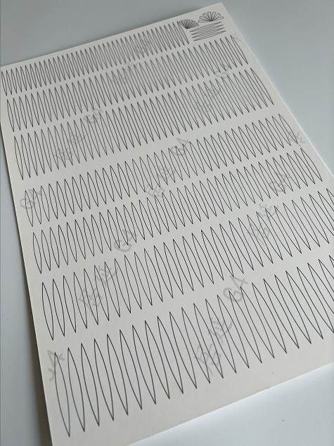 JY DIY Chanhua Paper Template for Traditional Hair Accessories - G Series