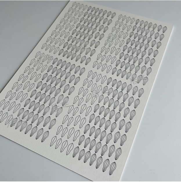 JY DIY Chanhua Paper Template for Traditional Hair Accessories - Super Small Size Series