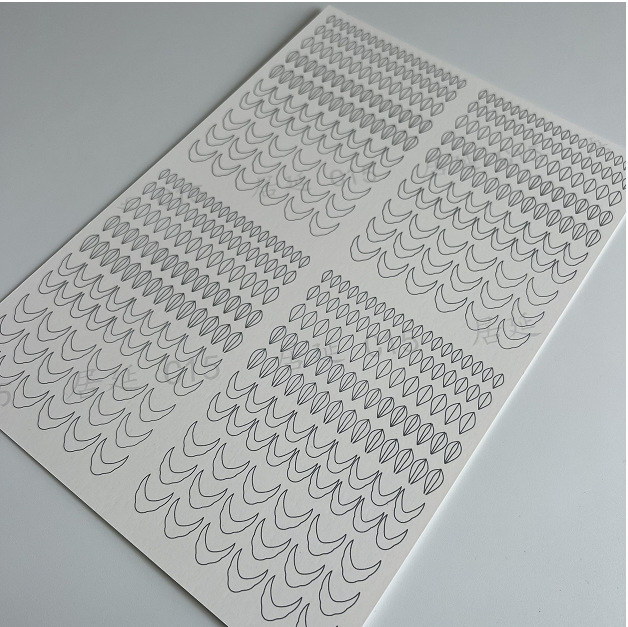 JY DIY Chanhua Paper Template for Traditional Hair Accessories - Super Small Size Series