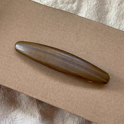 Natural African Blackwood and Red Sandalwood Hair Clip Set - Assorted Barrettes #檀木发夹