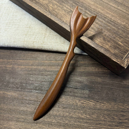 Golden Phoebe Wood Hair Stick | Natural Wooden Hairpin for Buns, Updos & DIY Projects