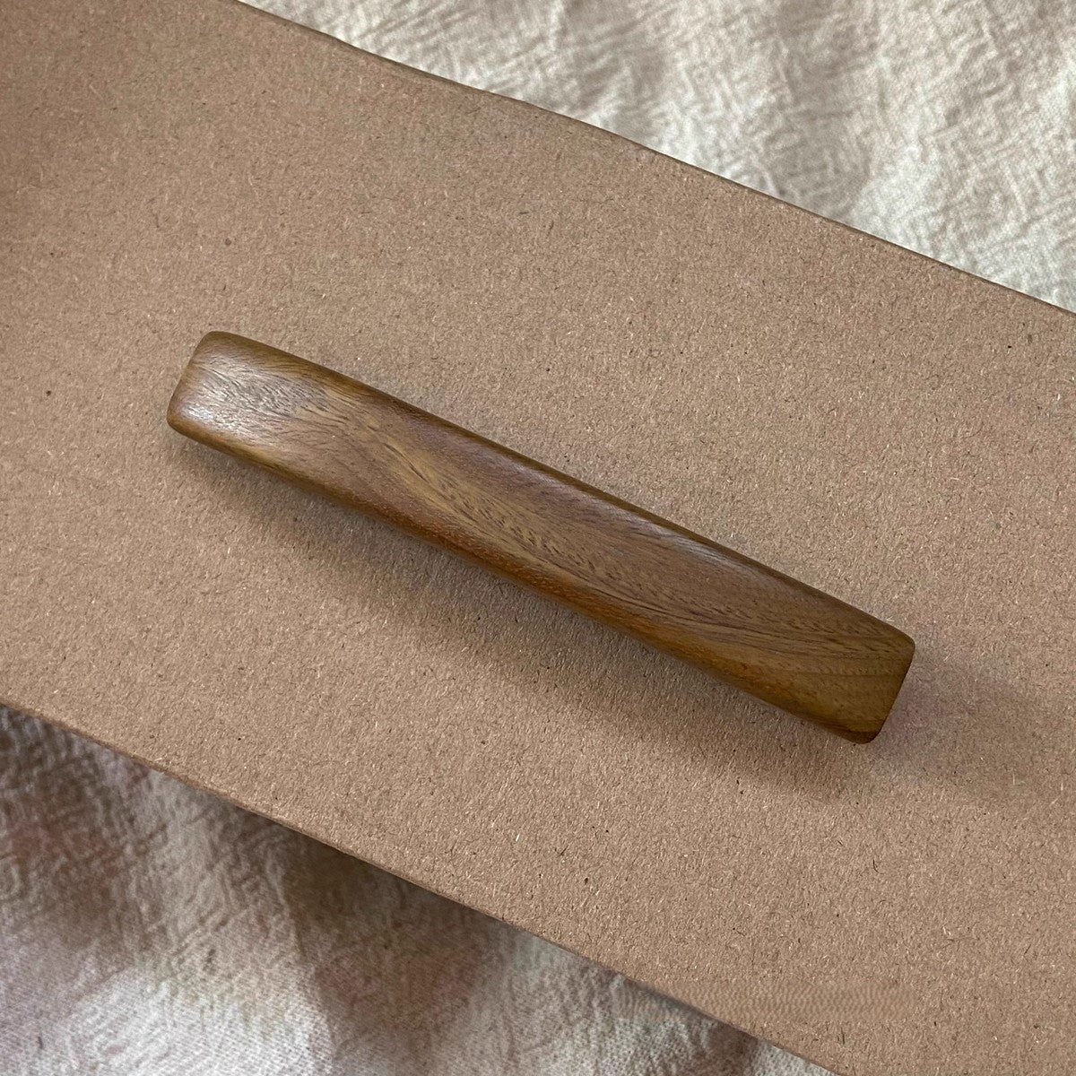 Natural African Blackwood and Red Sandalwood Hair Clip Set - Assorted Barrettes #檀木发夹