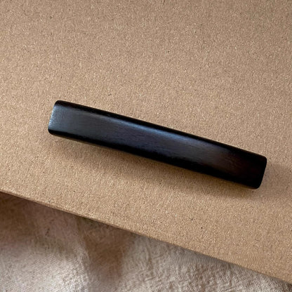 Natural African Blackwood and Red Sandalwood Hair Clip Set - Assorted Barrettes #檀木发夹