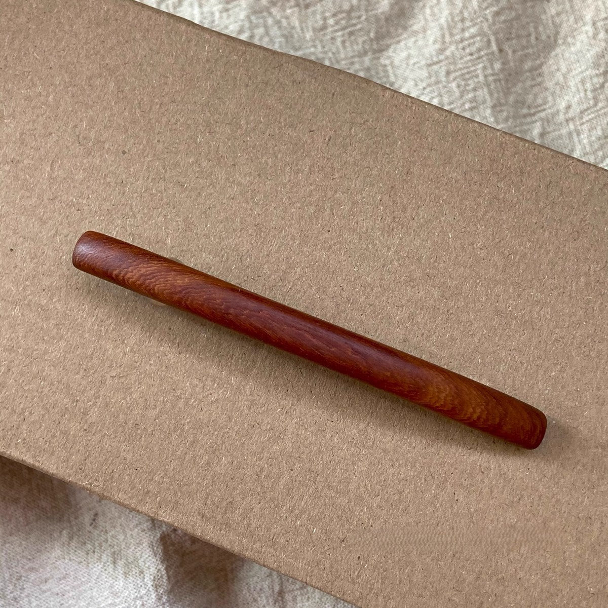 Natural African Blackwood and Red Sandalwood Hair Clip Set - Assorted Barrettes #檀木发夹