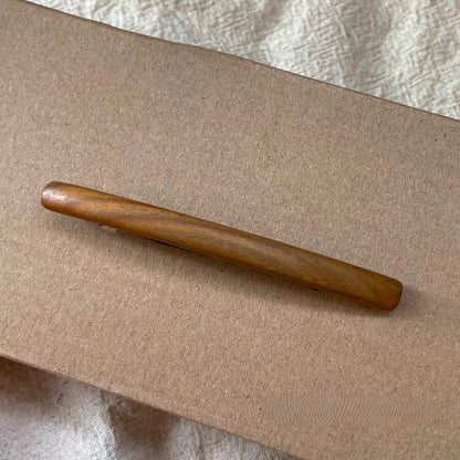 Natural African Blackwood and Red Sandalwood Hair Clip Set - Assorted Barrettes #檀木发夹