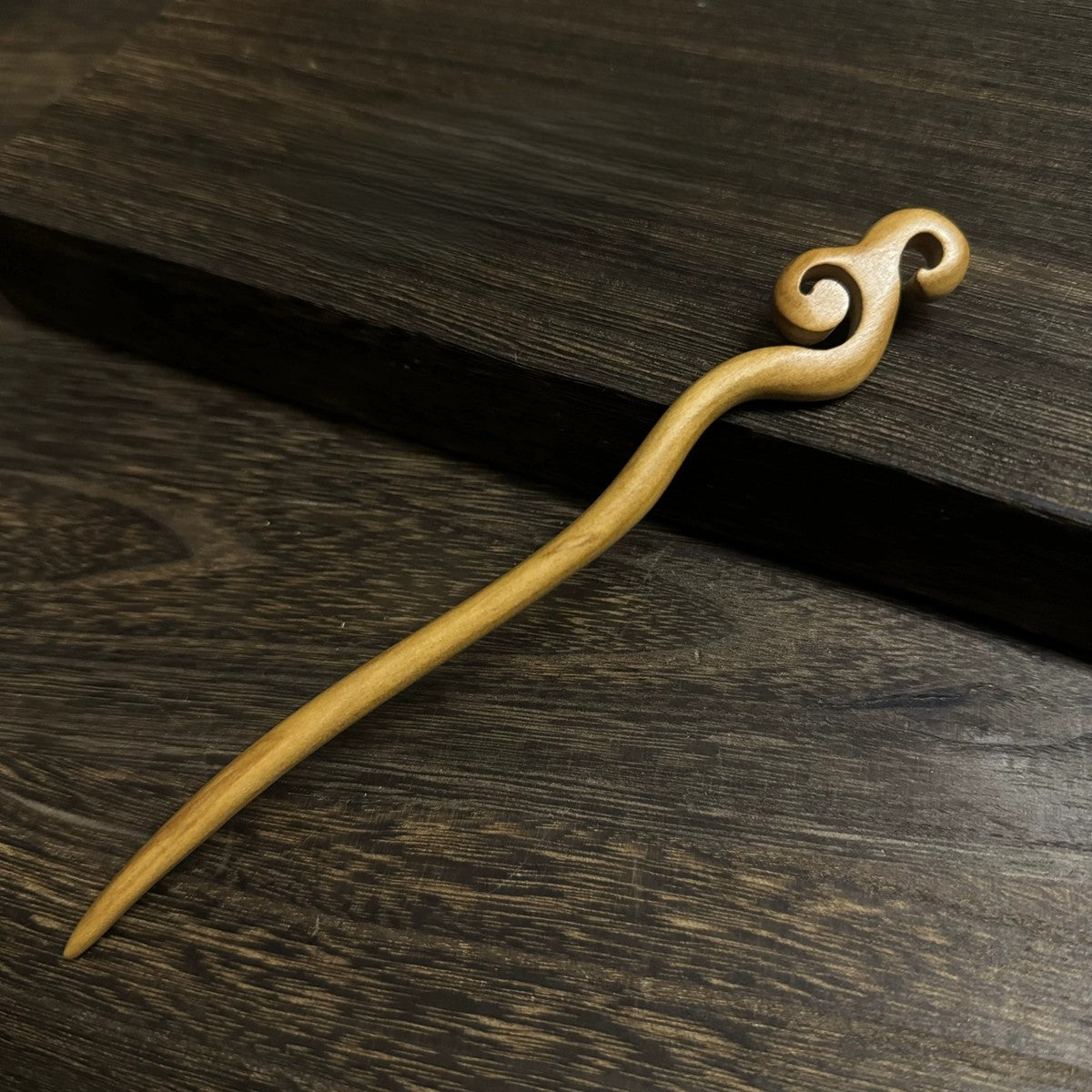 Natural Peach Wood Hair Stick Set - Assorted Floral and Nature Designs Hairpins #桃木发簪合集