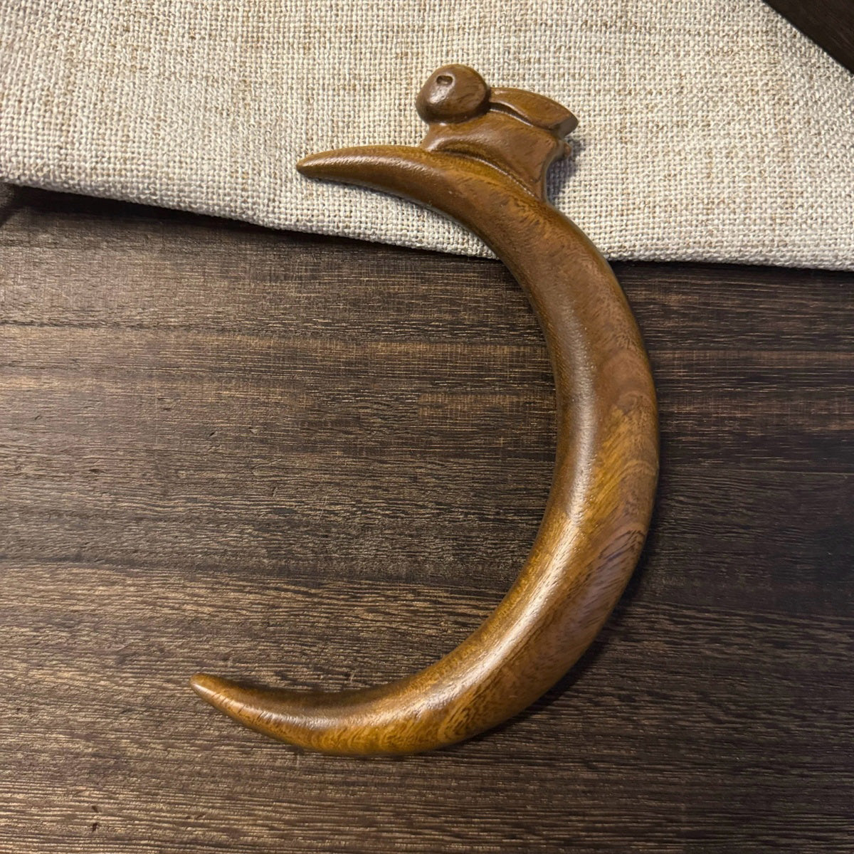 Golden Phoebe Wood Hair Stick | Natural Wooden Hairpin for Buns, Updos & DIY Projects