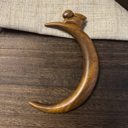 Golden Phoebe Wood Hair Stick | Natural Wooden Hairpin for Buns, Updos & DIY Projects