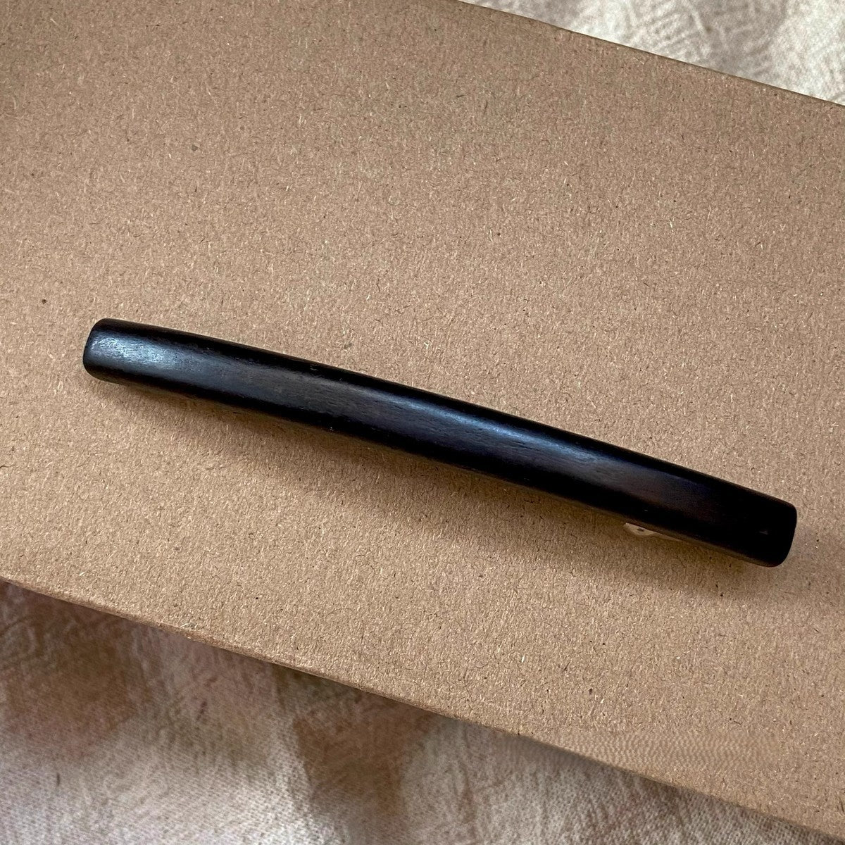 Natural African Blackwood and Red Sandalwood Hair Clip Set - Assorted Barrettes #檀木发夹