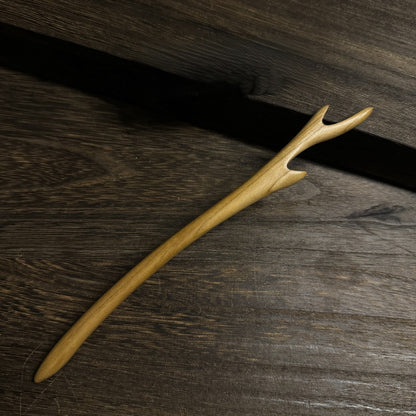 Natural Peach Wood Hair Stick Set - Assorted Floral and Nature Designs Hairpins #桃木发簪合集