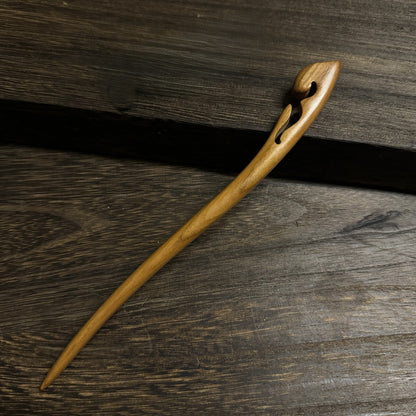 Natural Peach Wood Hair Stick Set - Assorted Floral and Nature Designs Hairpins #桃木发簪合集