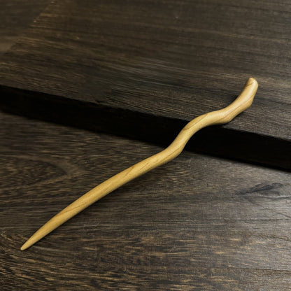 Natural Peach Wood Hair Stick Set - Assorted Floral and Nature Designs Hairpins #桃木发簪合集