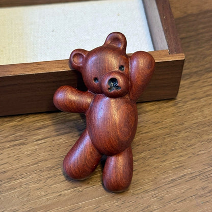 Natural African Blackwood and Red Sandalwood Hair Clip Set - Assorted Barrettes #檀木发夹