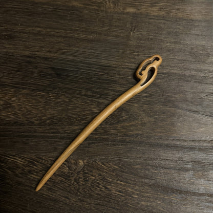 Natural Peach Wood Hair Stick Set - Assorted Floral and Nature Designs Hairpins #桃木发簪合集