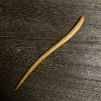 Natural Aged Peach Wood Hair Stick Set - Assorted Floral and Nature Designs Hairpins #老桃木簪合集