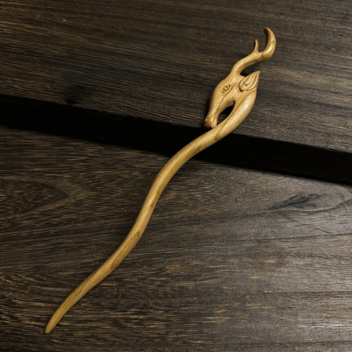 Natural Peach Wood Hair Stick Set - Assorted Floral and Nature Designs Hairpins #桃木发簪合集