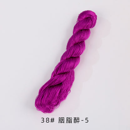400m Suzhou Embroidery Untwisted Mulberry Silk Thread(Pink03)