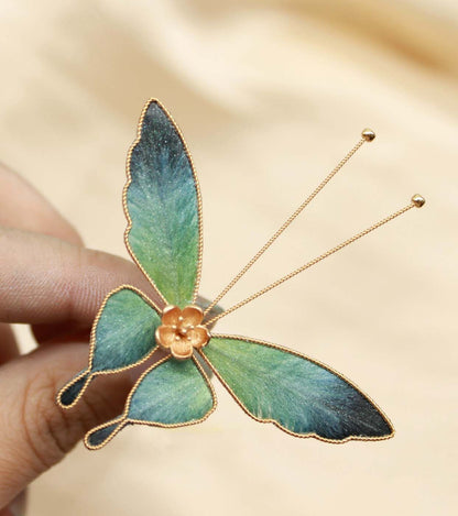 Butterfly Bespoke Brooch-Silk Brooch(Ronghua)