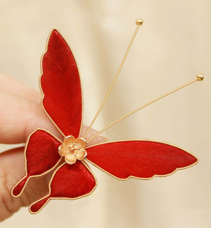 Butterfly Bespoke Brooch-Silk Brooch(Ronghua)