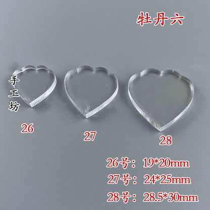 Clear Acrylic Wire Shaping Templates | Petal & Leaf Forms for Filigree Jewelry