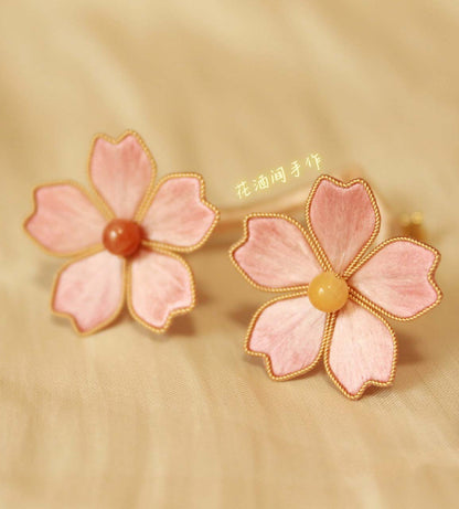 Floret Bespoke Brooch-Silk Brooch(Ronghua)