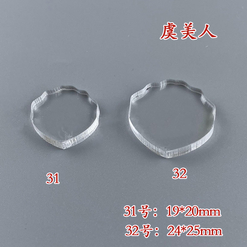 Clear Acrylic Wire Shaping Templates | Petal & Leaf Forms for Filigree Jewelry