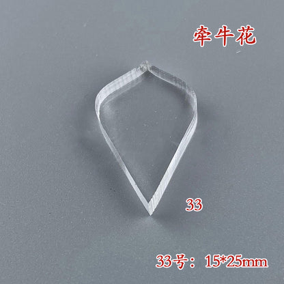 Clear Acrylic Wire Shaping Templates | Petal & Leaf Forms for Filigree Jewelry