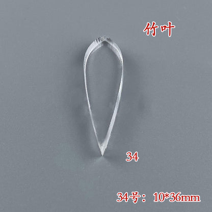 Clear Acrylic Wire Shaping Templates | Petal & Leaf Forms for Filigree Jewelry