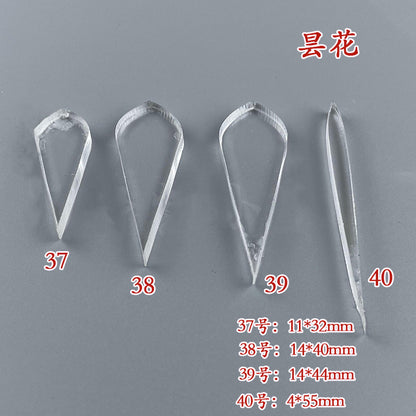 Clear Acrylic Wire Shaping Templates | Petal & Leaf Forms for Filigree Jewelry