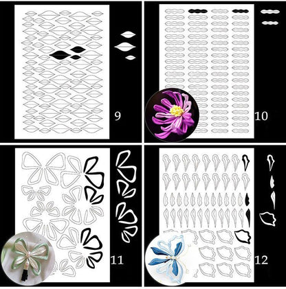 8 Chanhua Pattern Hard Cardboard(Don't need cut No.9-16)