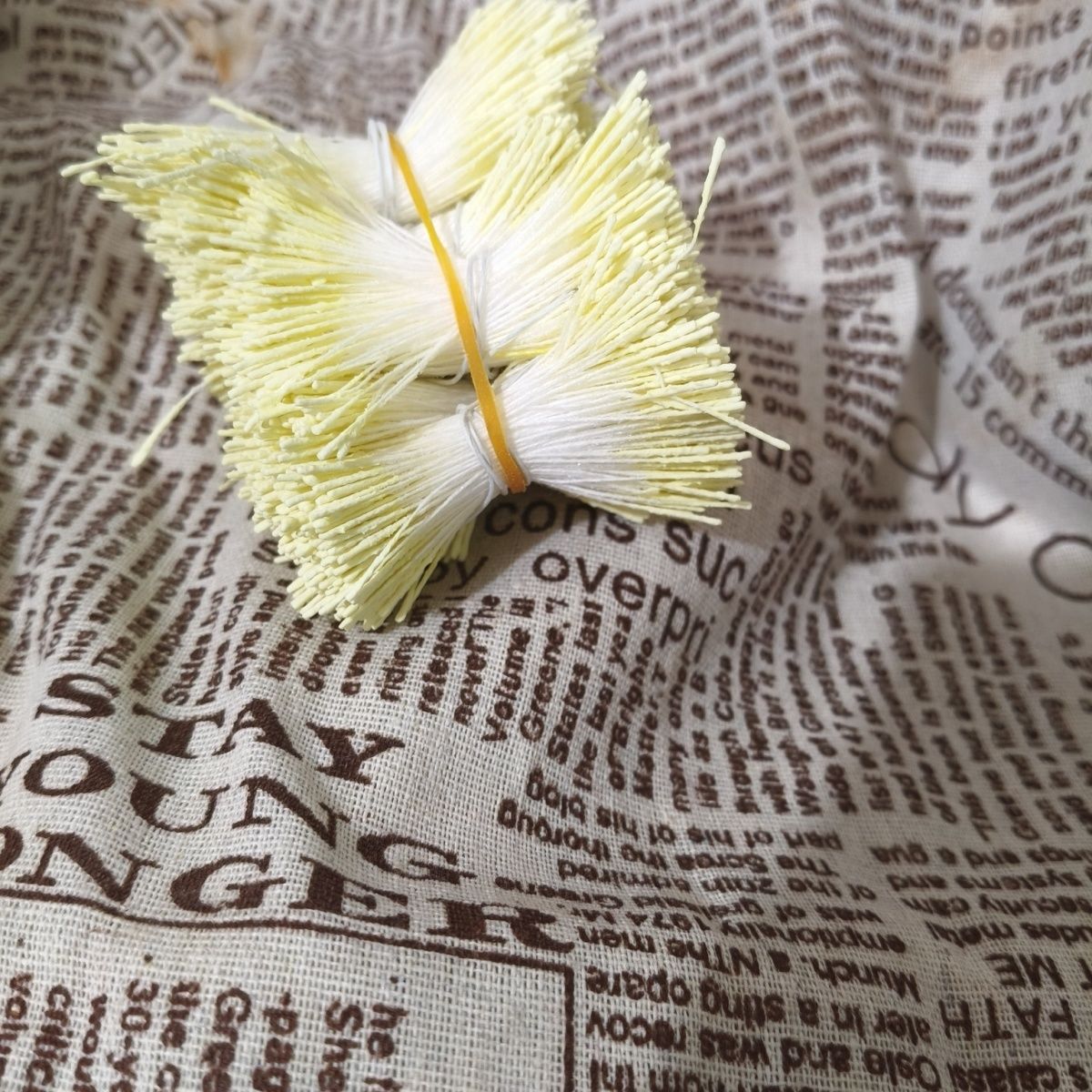 Long Pointed Stamens Flower Heart 1.5mm(翻糖长尖石膏)