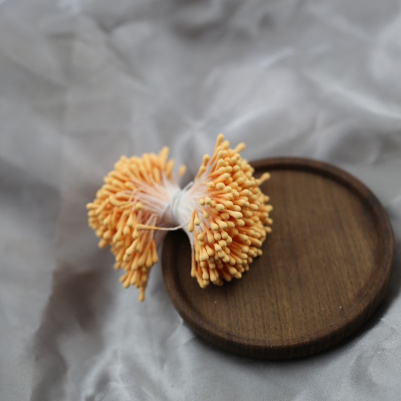 Matte Plaster Stamens Flower Heart 2mm(哑光石膏)