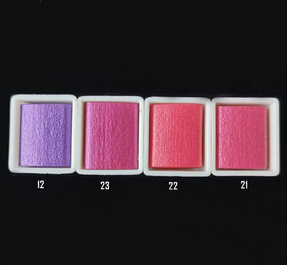 Metallic Pearlescent Solid Watercolor Paint Set for Ronghua Chanhua, Art & Crafts(Combo Pack Set of 4)