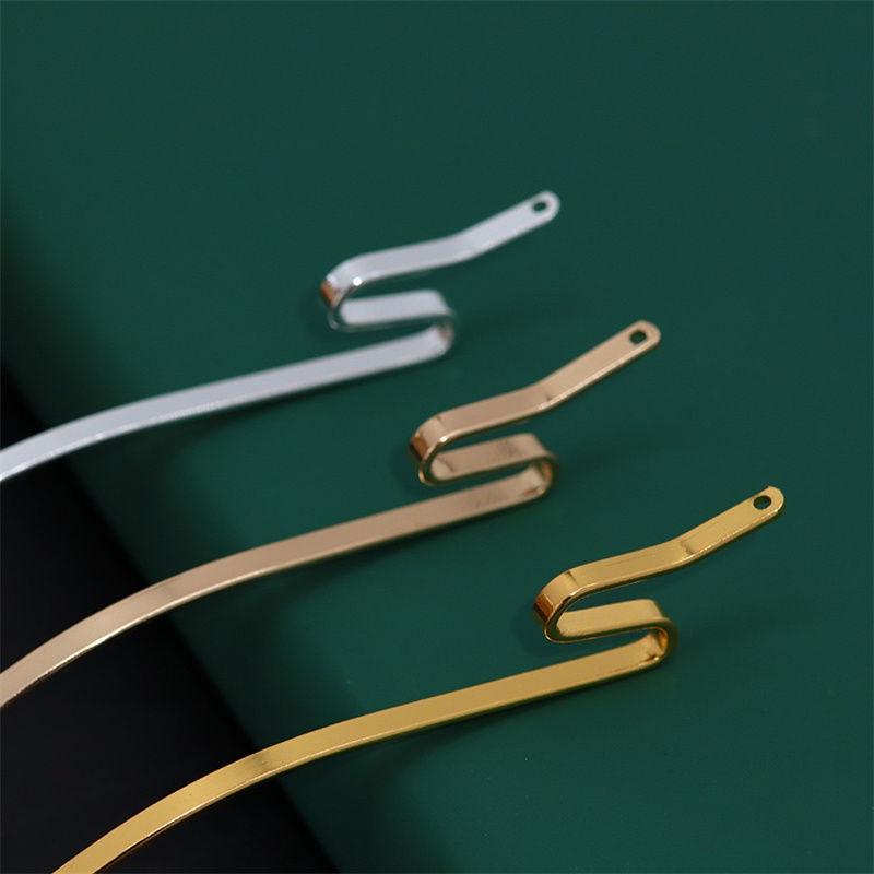 Serpentine Metal Hair Stick | DIY Hairpin Blank & Modern Updo Pin | 3 Hair Sticks