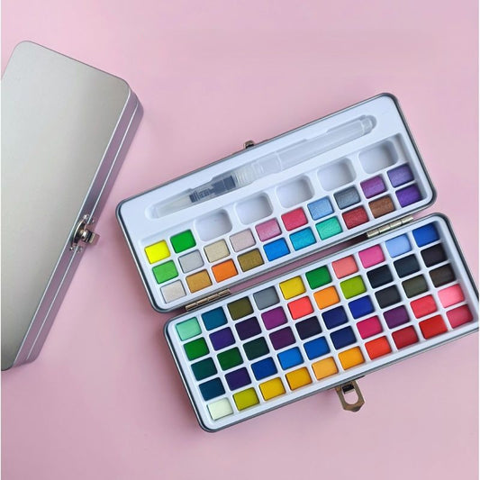 Solid Watercolor Paint Set for Ronghua Chanhua, Art & Crafts(Combo Pack Set of 72/90)