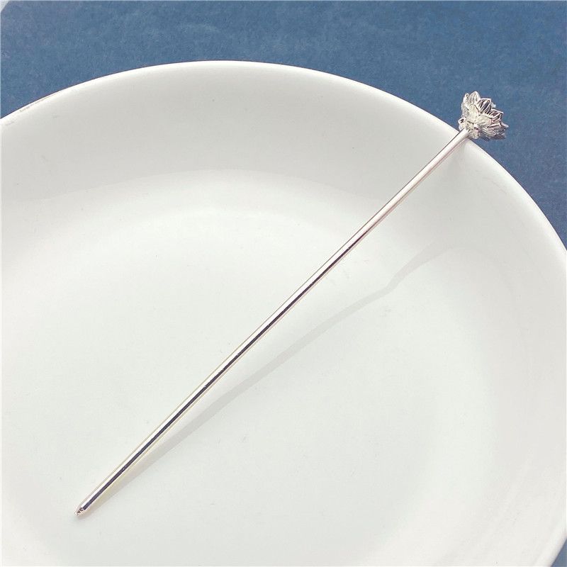 Copper Lotus Hair Stick Set – 125mm (Gold & Silver)