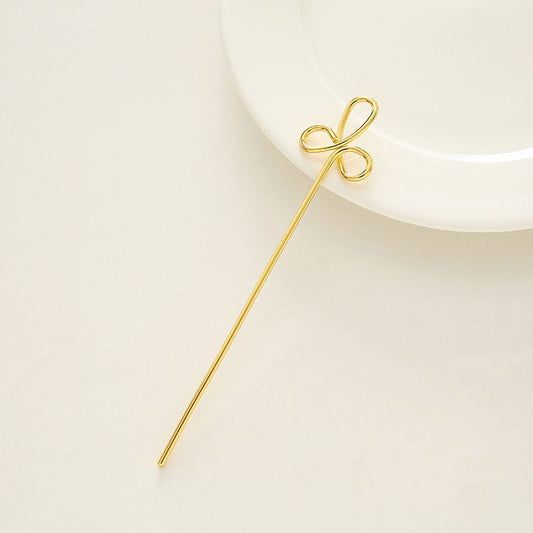 Chinese Knot Copper Hair Stick Set – 125mm