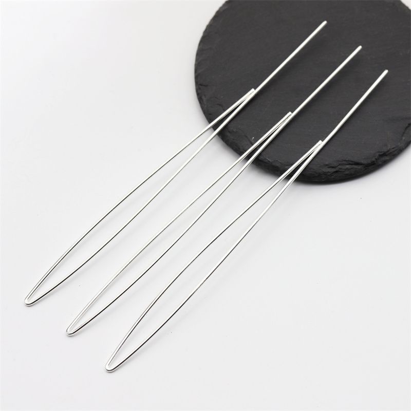 3 Pieces U-Shape Copper Hair Stick Set – 17cm