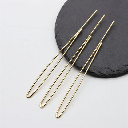 3 Pieces U-Shape Copper Hair Stick Set – 17cm