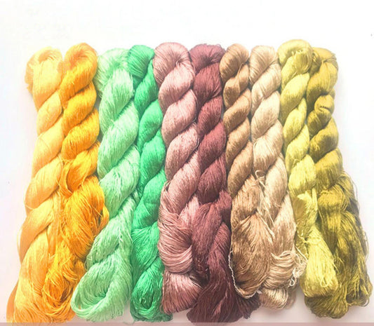 400m Suzhou Embroidery Mulberry Silk Thread(^set17  400m*10)