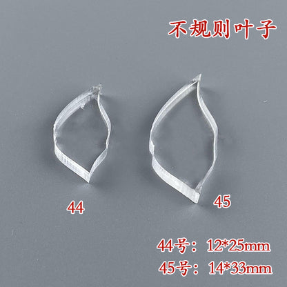 Clear Acrylic Wire Shaping Templates | Petal & Leaf Forms for Filigree Jewelry