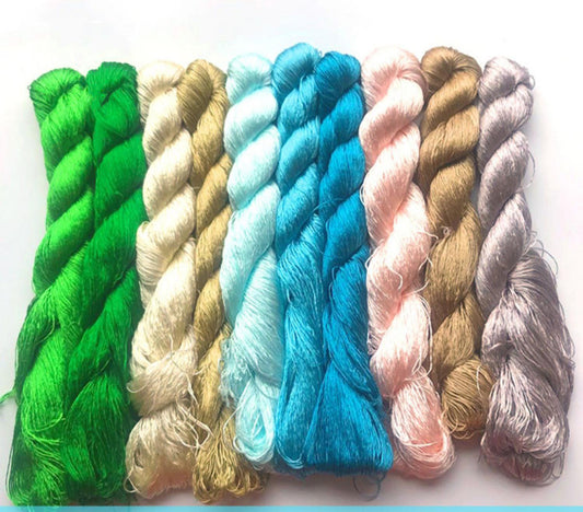 400m Suzhou Embroidery Mulberry Silk Thread(^set20  400m*10)