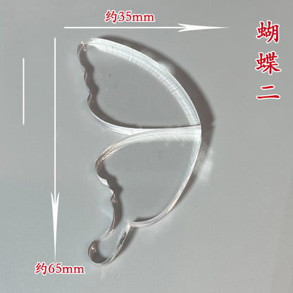 Clear Acrylic Wire Shaping Templates | Petal & Leaf Forms for Filigree Jewelry