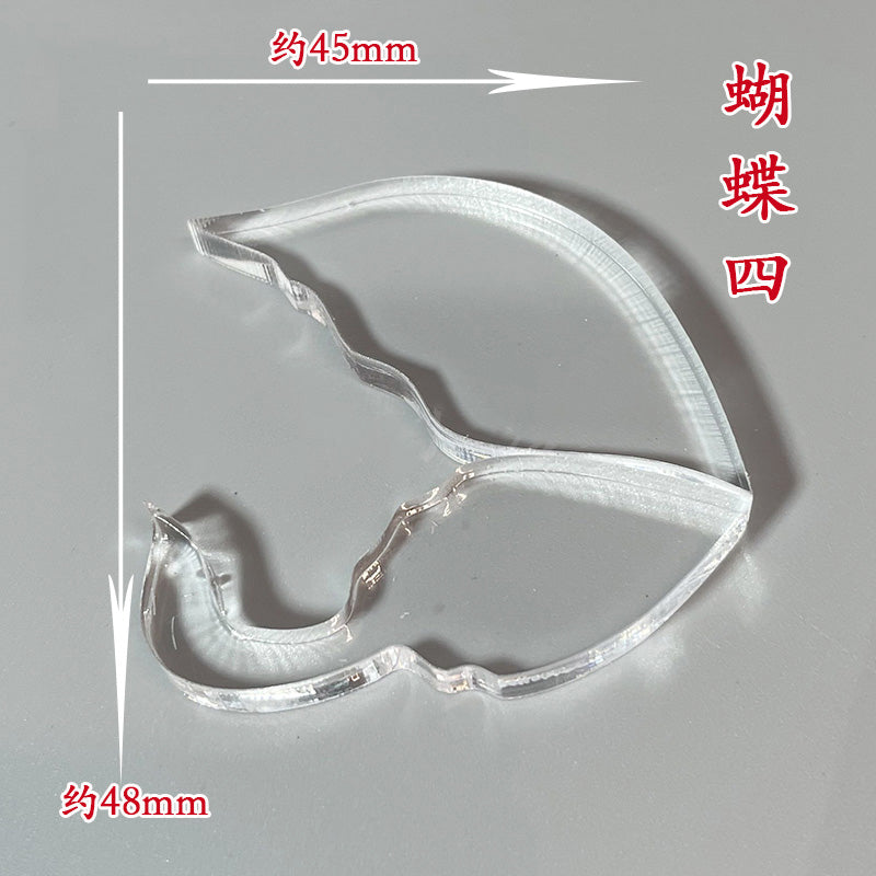 Clear Acrylic Wire Shaping Templates | Petal & Leaf Forms for Filigree Jewelry