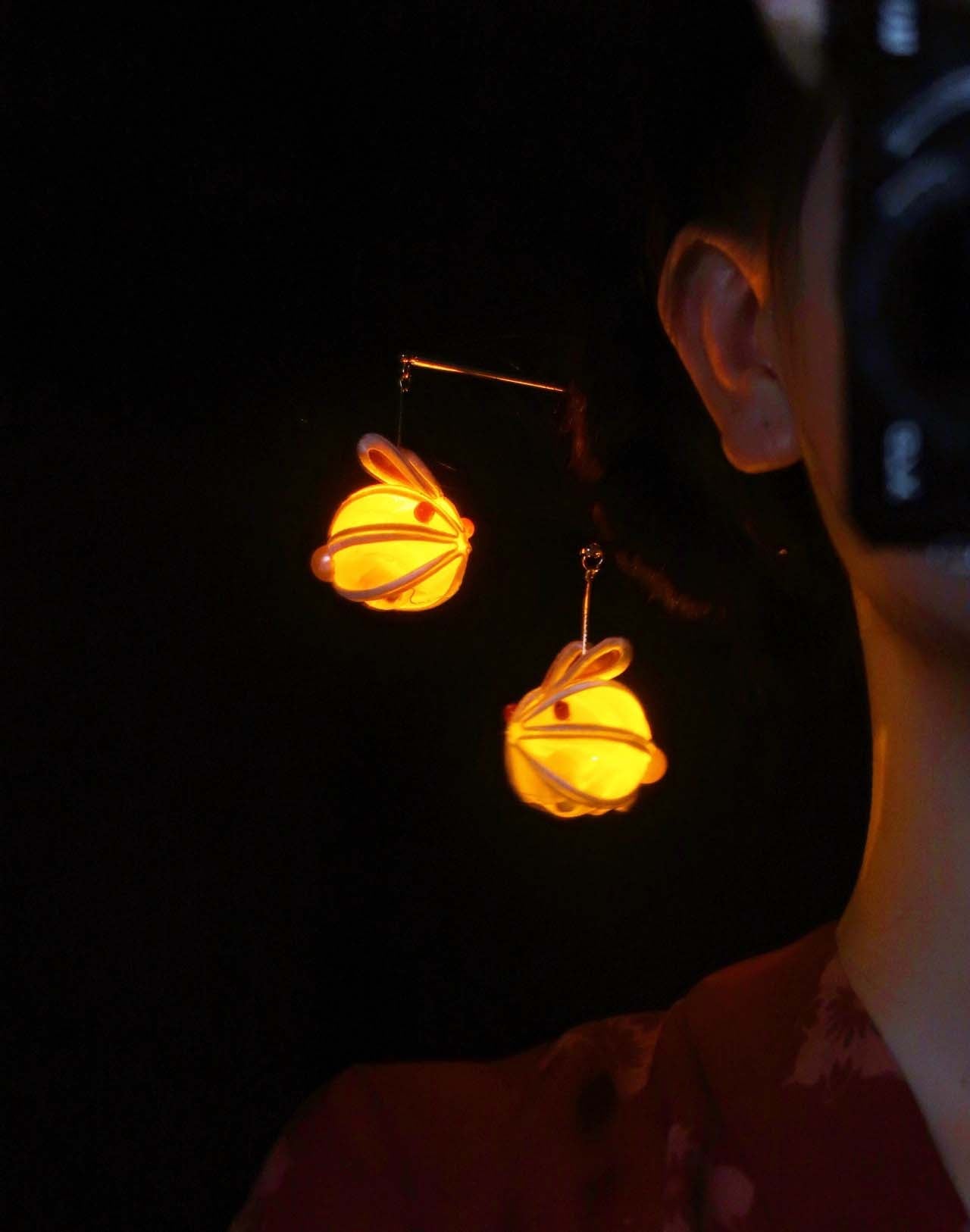 Rabbit Bespoke Hairpin-Silk Lantern Hairpin(Chanhua)