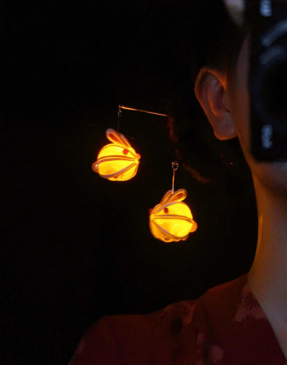 Rabbit Bespoke Hairpin-Silk Lantern Hairpin(Chanhua)