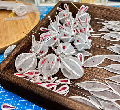 Rabbit Bespoke Hairpin-Silk Lantern Hairpin(Chanhua)